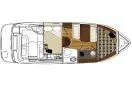 Slide: The Image of Floor plan of 2016 Chaparral 290 Signature boat, showcasing interior layout. - 48