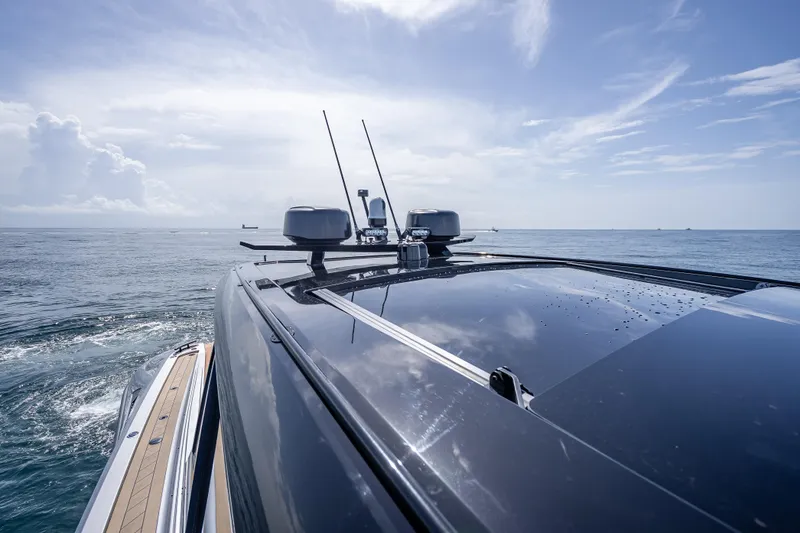 Slide: The Image of 2024 Wajer 55 HT yacht cruising on open sea under clear sky. - 65