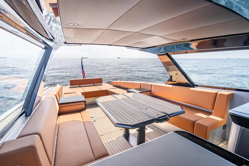 Slide: The Image of Luxurious interior of 2024 Wajer 55 HT yacht with ocean view. - 77