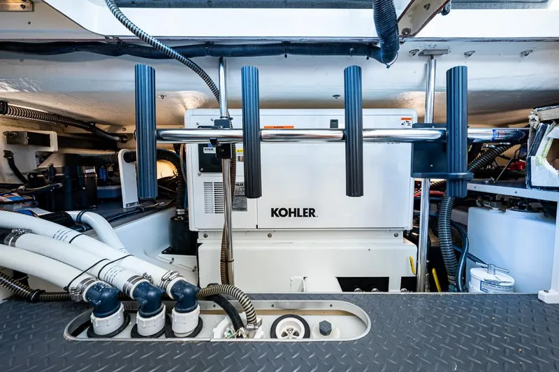 Slide: The Image of Engine room of 2019 Formula 430 Super Sport Crossover with Kohler generator. - 37