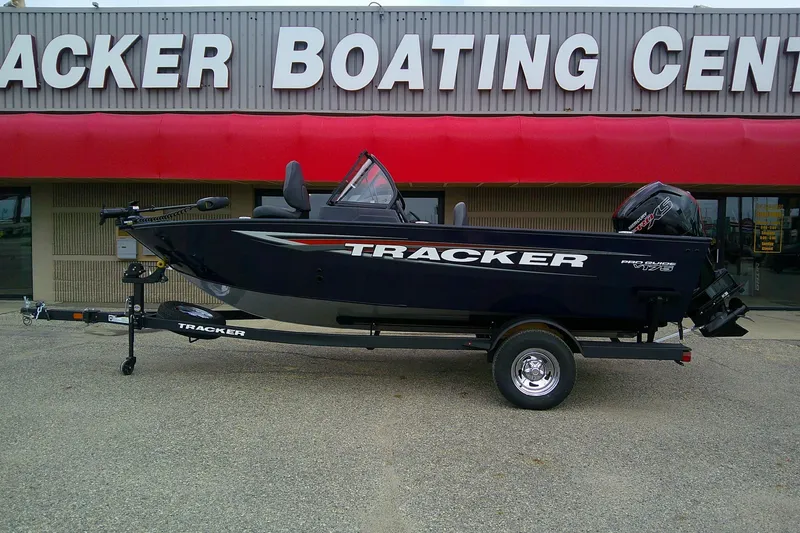 Slide: The Image of 2026 Tracker Pro Guide V-175 WT boat displayed at Tracker Boating Center. - 71