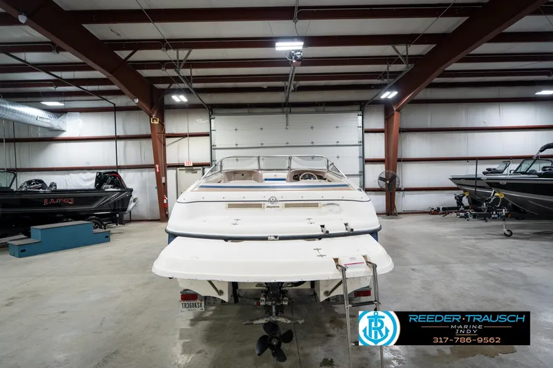 Slide: The Image of 2000 Bryant 196 Limited boat in indoor storage at Reeder Trausch Marine. - 7