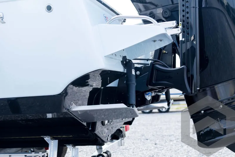 Slide: The Image of 2026 Tidewater 2410 Bay Max boat stern and motor detail. - 23