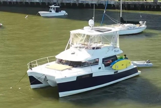 Slide: The Image of 2015 Fountaine Pajot Summerland 40 LC catamaran - older photo - 9