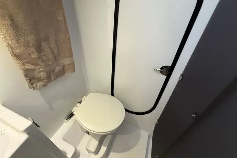 Slide: The Image of Bathroom interior of 2015 Fountaine Pajot Summerland 40 LC yacht. - 93