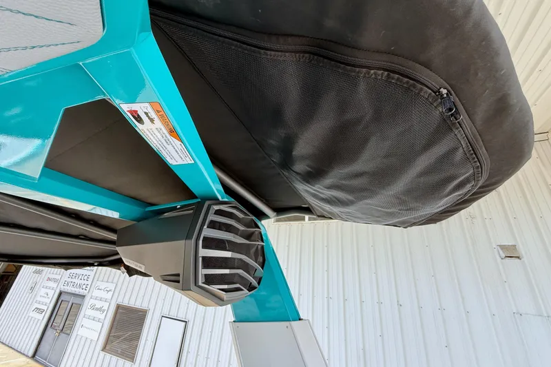 Slide: The Image of 2021 Nautique Super Air Nautique G23 Paragon speaker and storage detail. - 33