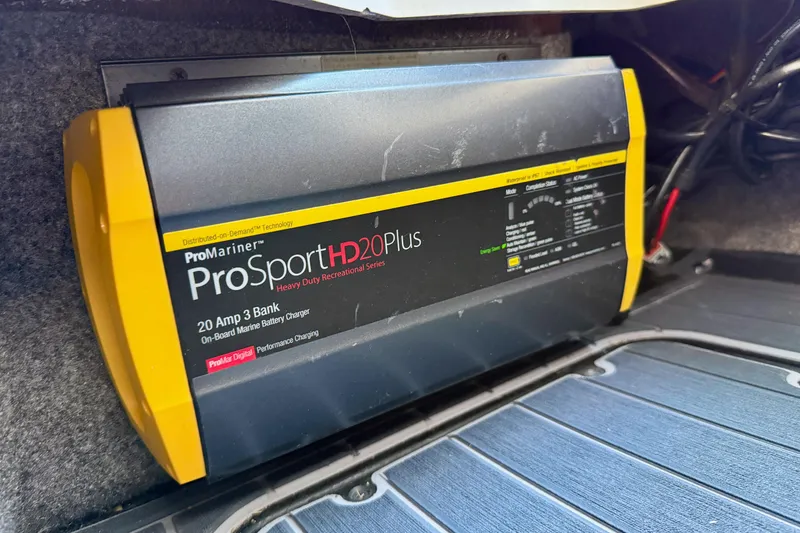 Slide: The Image of ProMariner ProSport HD20 Plus marine battery charger in Nautique G23 Paragon boat. - 45