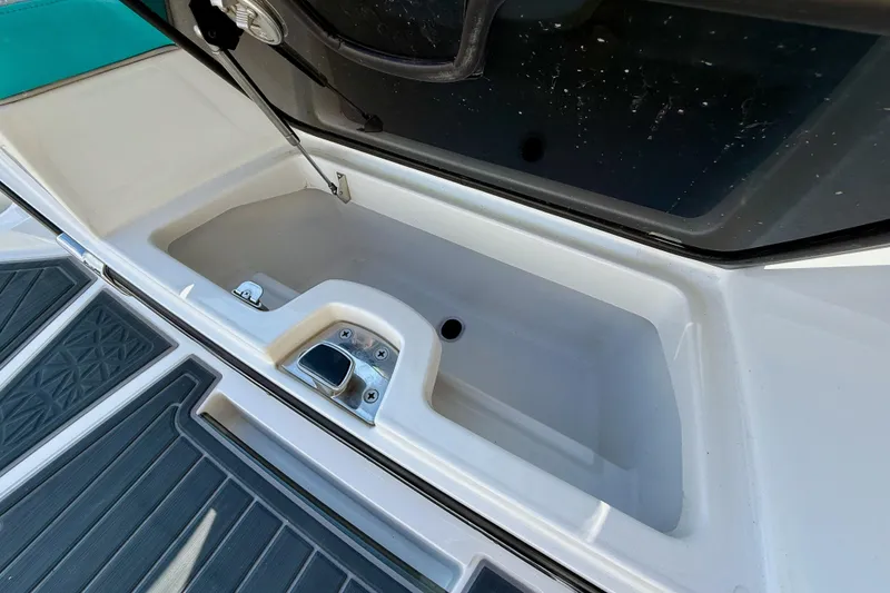 Slide: The Image of 2021 Nautique Super Air Nautique G23 Paragon storage compartment detail. - 47