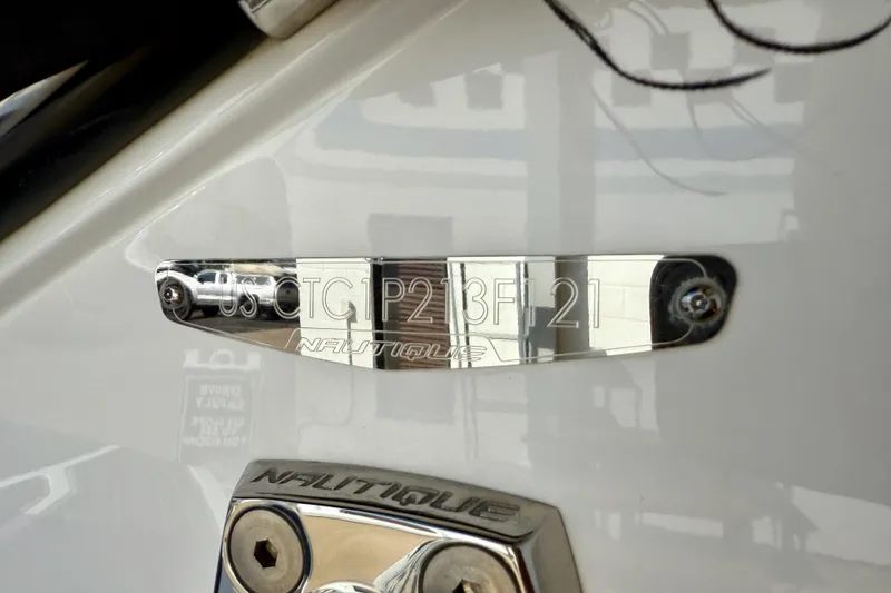 Slide: The Image of 2021 Nautique Super Air Nautique G23 Paragon hull identification number plate. - 49
