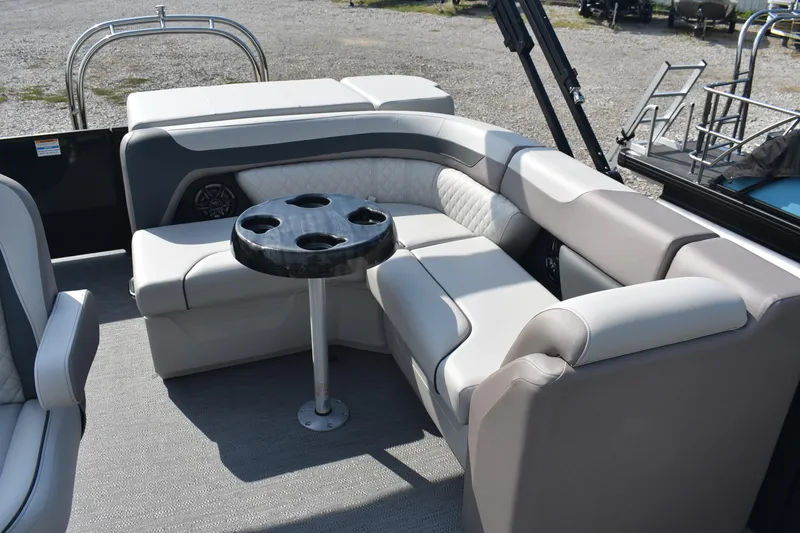 Slide: The Image of Luxurious seating area on 2026 Godfrey Sweetwater SW 2286 C pontoon boat. - 8