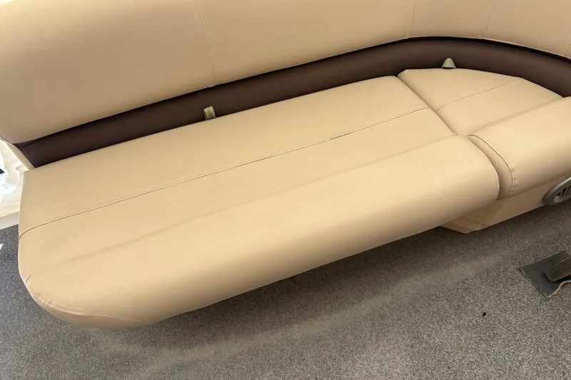 Slide: The Image of Beige seating on 2017 Sun Tracker Party Barge 20 DLX pontoon boat. - 3