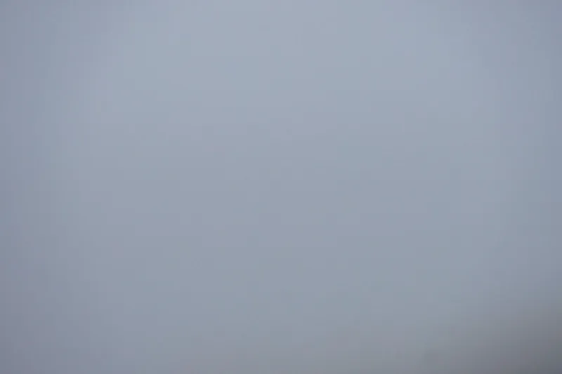 Slide: The Image of Foggy scene with limited visibility, featuring a gray, overcast sky. - 40
