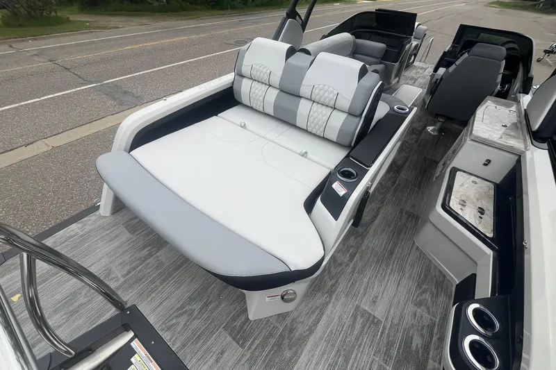 Slide: The Image of 2025 Avalon Excalibur Versatile Rear Bench Windshield with sleek seating and modern design. - 17