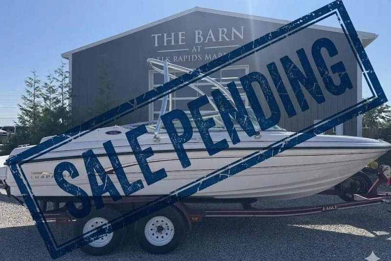 The Image of 1997 Chaparral 2130 SS boat with "Sale Pending" sign at Elk Rapids Marina. - 0