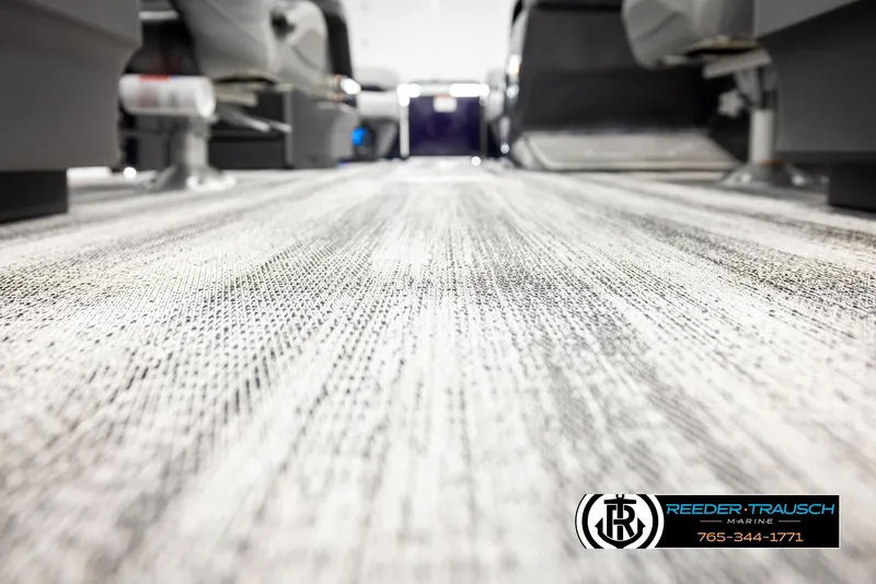 Slide: The Image of 2026 Bennington 22 MFBSE interior flooring, showcasing modern design and texture. - 41