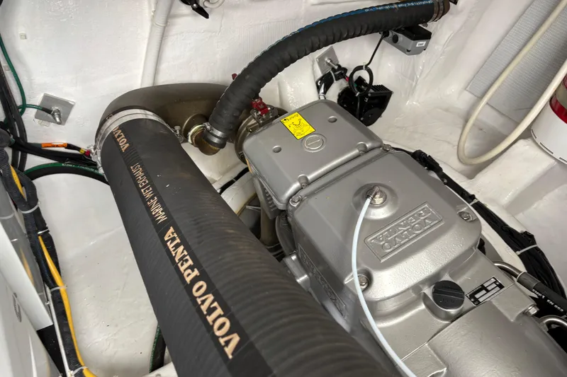 Slide: The Image of Engine room of 2021 Sabre 48 Salon Express with Volvo Penta components. - 37