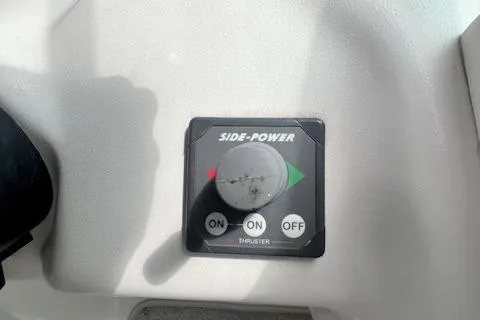 Slide: The Image of Side-Power thruster control panel on 2006 Sea Ray 300 Sundancer boat. - 6