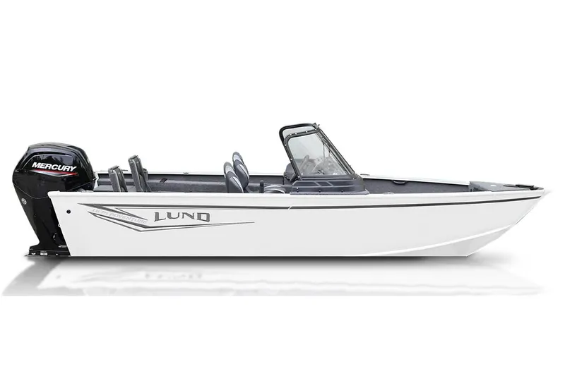 Slide: The Image of Manufacturer Provided Image: 2025 Lund 1675 Adventure SS boat with Mercury engine, side view. - 28