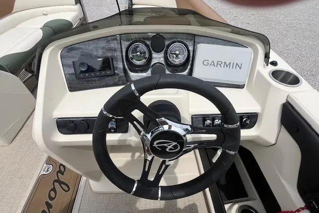 Slide: The Image of Steering console of 2024 Avalon Platinum LSZ 2385 Elite with Garmin navigation system. - 15