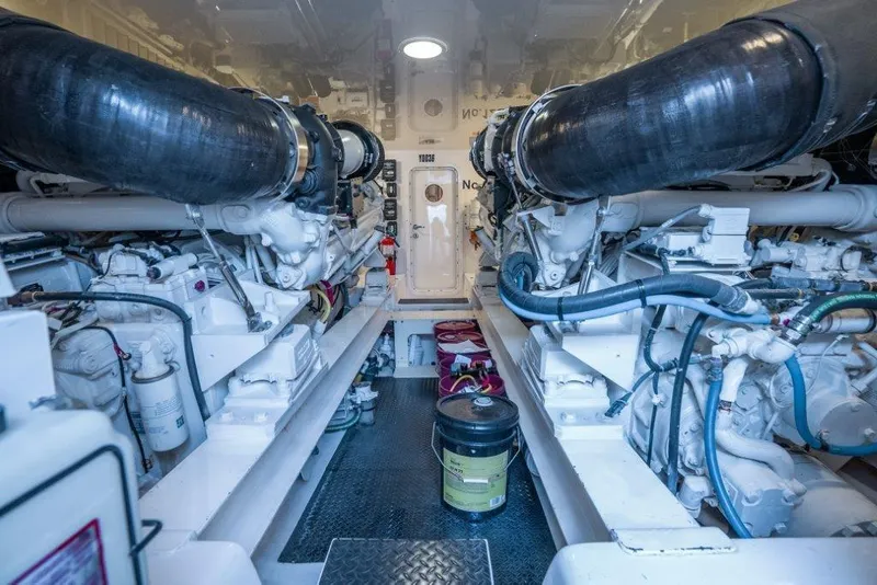 Slide: The Image of 2015 Viking 66 No Collars - Engine Room - 40