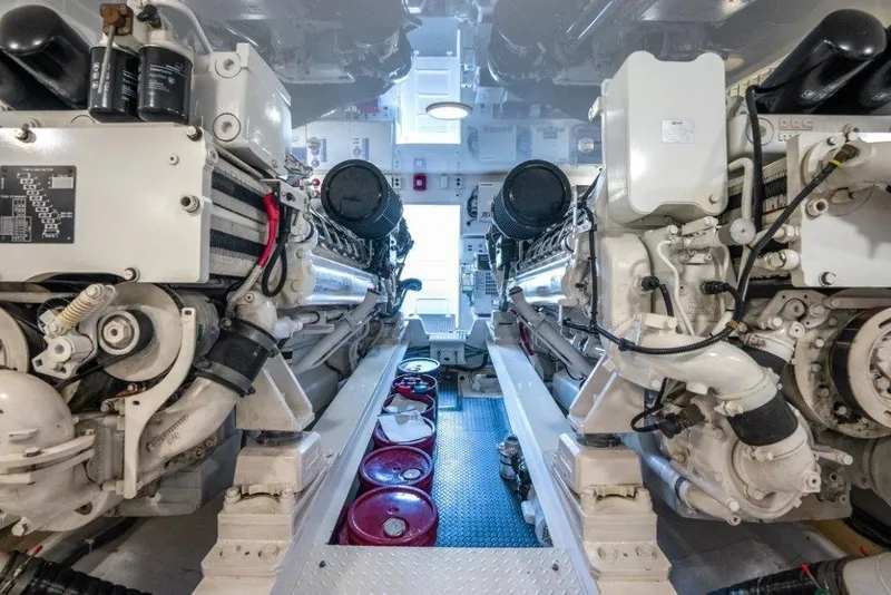 Slide: The Image of 2015 Viking 66 No Collars - Engine Room - 43