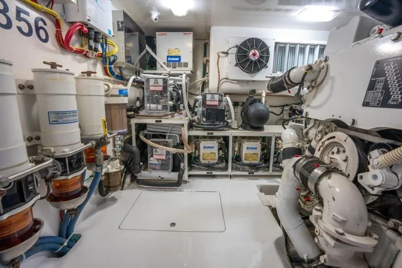 Slide: The Image of 2015 Viking 66 No Collars - Engine Room - 45