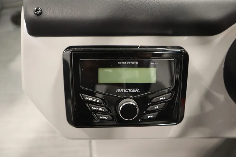 Slide: The Image of Kicker media center in 2026 Lowe LS 170 boat dashboard. - 20