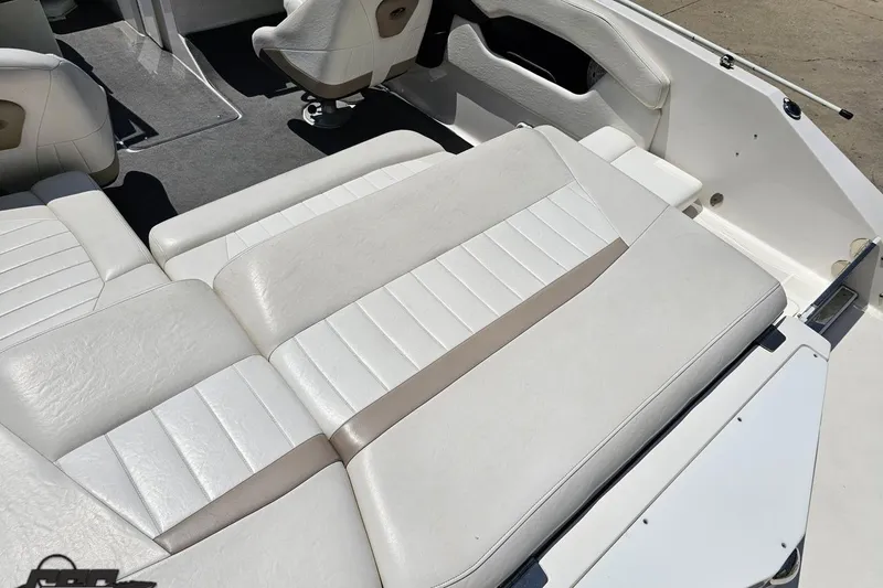 Slide: The Image of 2007 Regal 2000 Bowrider interior with white leather seating and modern design. - 42