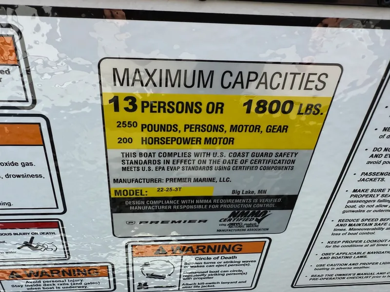 Slide: The Image of Premier Sunscape RF 220 w/ 150HP Mercury! 2026 - 4