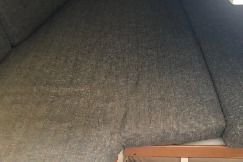 Slide: The Image of Cushioned interior seating of a 1996 Catalina 30 MkIII sailboat. - 35