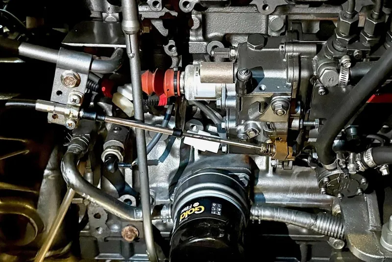 Slide: The Image of Engine components of a 2007 Jeanneau Sun Odyssey 42 DS sailboat. - 39