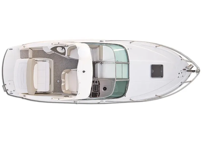 Slide: The Image of Manufacturer Provided Image: Top view of a 2015 Chaparral 270 Signature boat interior layout. - 5