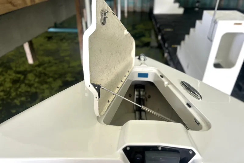 Slide: The Image of 2019 Sunsation 34 CCX cabin interior with modern lighting fixtures. - 27