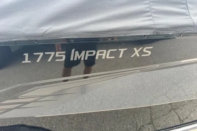 Slide: The Image of 2020 Lund 1775 Adventure Sport boat with "1775 Impact XS" label on the side. - 5