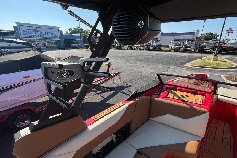 Slide: The Image of 2026 ATX Surf Boats 24 Type-S interior at Big Thunder Marine dealership. - 15
