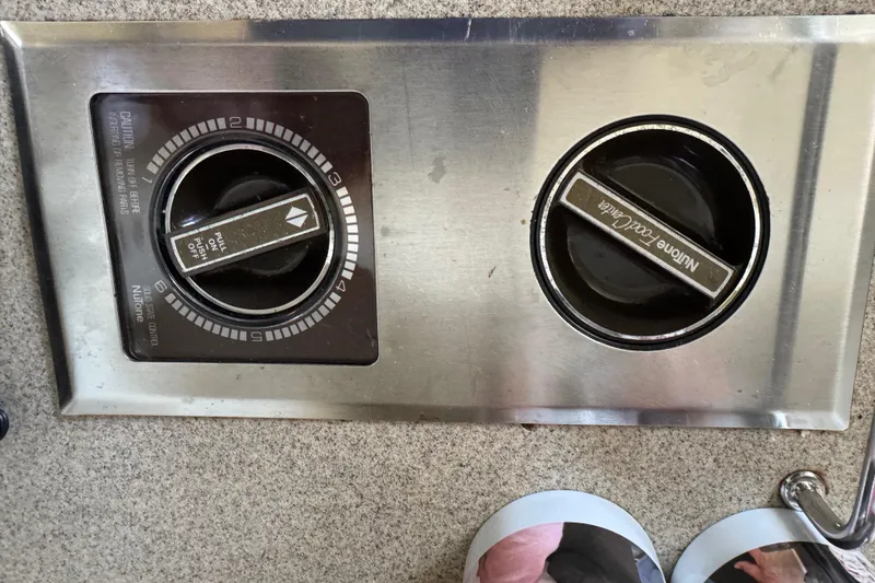 Slide: The Image of Control panel of a 1997 Sea Ray 400 Sundancer boat with Nutone food center. - 20