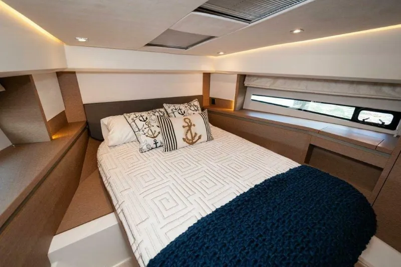 Slide: The Image of 2017 Prestige 460 Flybridge- "Can't Anchor Us"- VIP Stateroom - 18