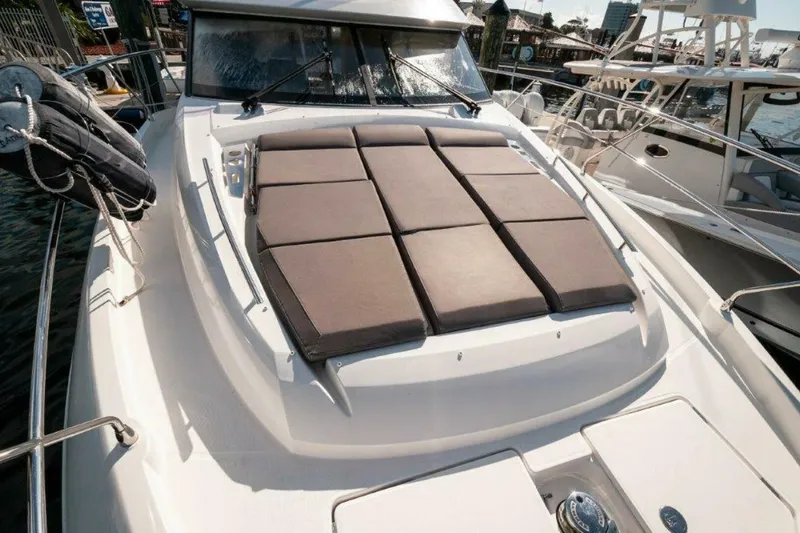Slide: The Image of 2017 Prestige 460 Flybridge- "Can't Anchor Us"- Bow - 24