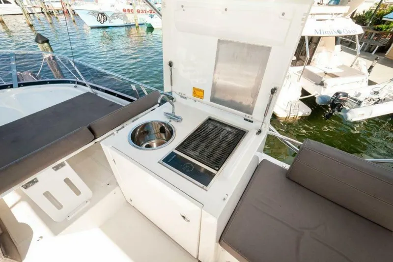 Slide: The Image of 2017 Prestige 460 Flybridge- "Can't Anchor Us"- Flybridge - 27