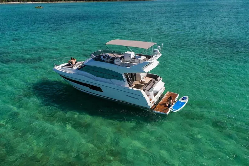 Slide: The Image of 2017 Prestige 460 Flybridge- "Can't Anchor Us" - 31