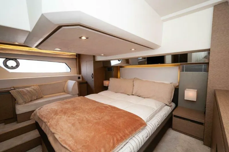 Slide: The Image of 2017 Prestige 460 Flybridge- "Can't Anchor Us"- Master Stateroom - 4