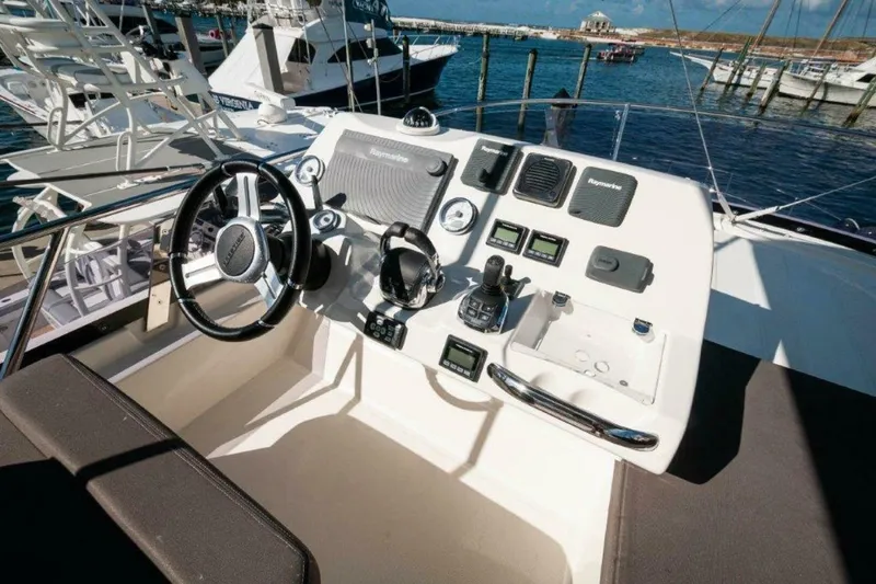 Slide: The Image of 2017 Prestige 460 Flybridge- "Can't Anchor Us"- Flybridge - 6