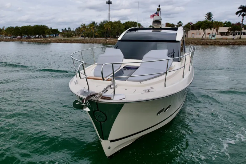 Slide: The Image of 2017 Beneteau Monte Carlo 5S yacht cruising on calm waters. - 35