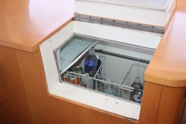 Slide: The Image of Built-in refrigerator on a 2008 Fountaine Pajot Orana 44 catamaran. - 28