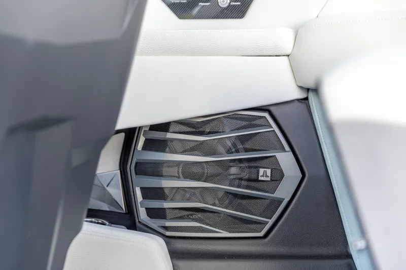 Slide: The Image of 2026 Nautique Super Air Nautique G23 interior speaker detail. - 9