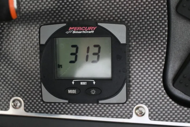 Slide: The Image of Mercury SmartCraft display showing 313 hours on Ranger Z100 Z119, 2013 model. - 12