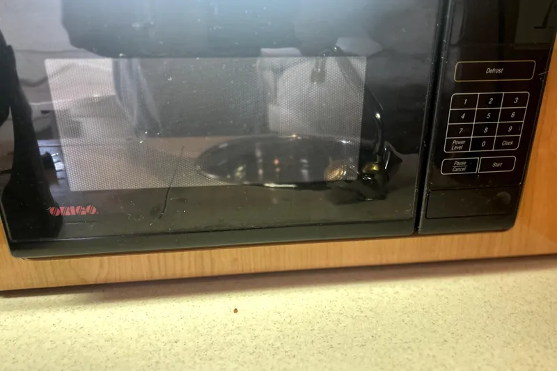 Slide: The Image of Microwave oven with digital keypad, Regal Commodore 2960, 2001 model. - 24