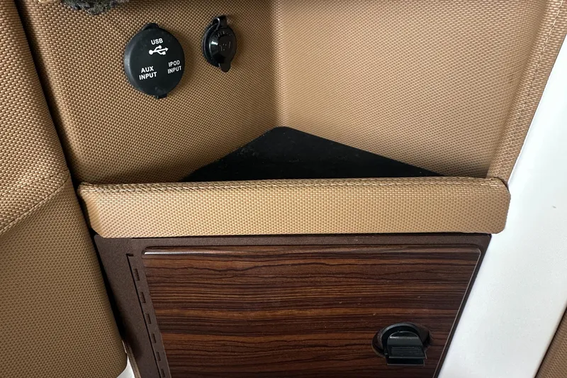 Slide: The Image of 2015 Cobalt R7 interior with USB and AUX input panel. - 25