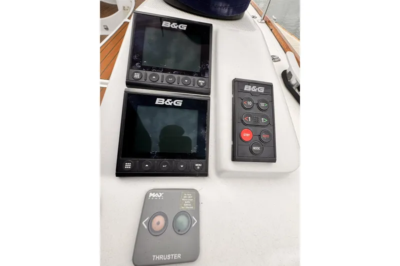 Slide: The Image of B&G navigation instruments on 2007 Jeanneau Sun Odyssey 49 Performance yacht. - 50