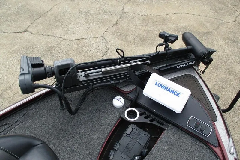 Slide: The Image of 2023 Nitro Z18 boat deck with Lowrance equipment and accessories. - 9